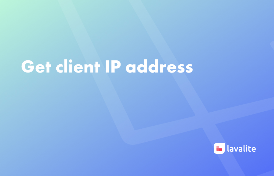 Get client IP address